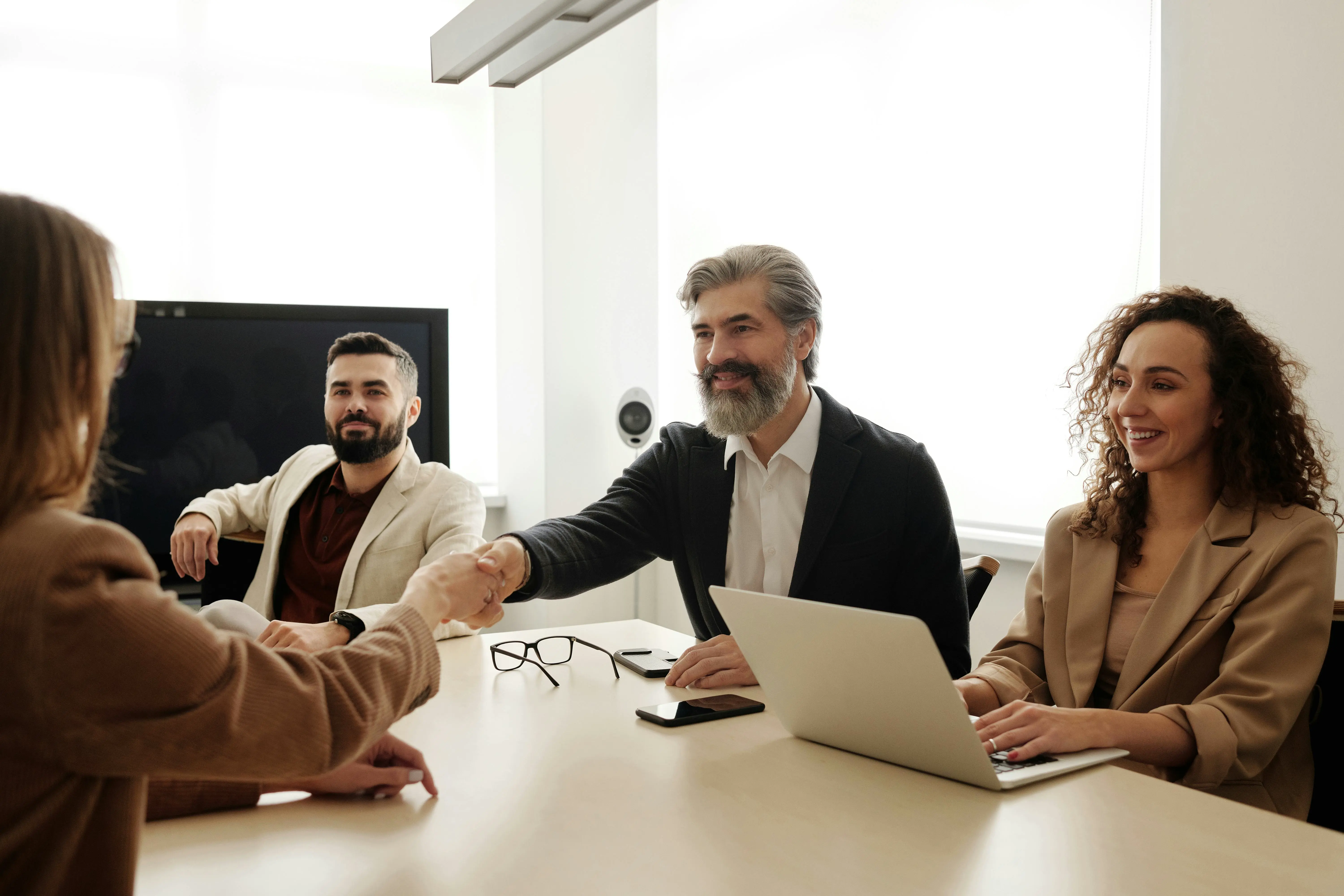 Healthcare professionals in a meeting